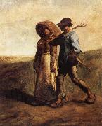 Jean Francois Millet People go to work painting